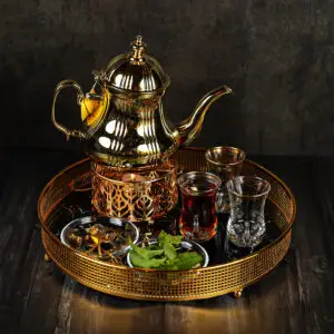Gouri Tea on Charcoal