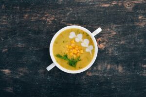 Chicken soup with Corn