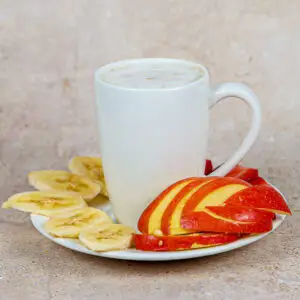 Sahlab with Fruits